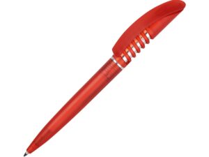 Ручка пластиковая шариковая «Серпантин» - красный