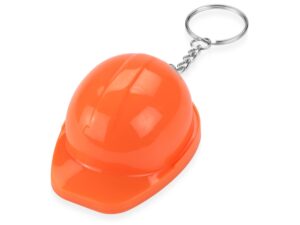 Брелок-открывалка «Каска» - оранжевый/серебристый