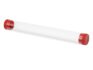 Футляр-туба пластиковый для ручки «Tube 2.0» - прозрачный, красный