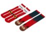 Набор носков с рождественской символикой, 2 пары - 40-43, красный