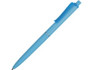 Ручка пластиковая soft-touch шариковая «Plane» - голубой