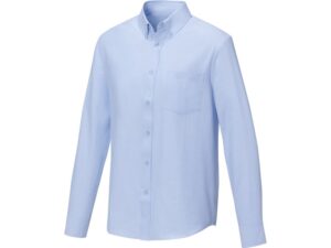 Рубашка «Pollux» мужская с длинным рукавом - M, синий