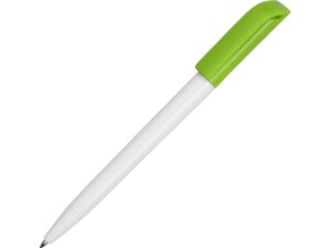 Ручка пластиковая шариковая «Миллениум Color CLP» - белый/зеленое яблоко