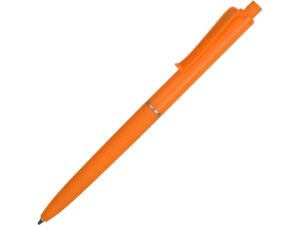 Ручка пластиковая soft-touch шариковая «Plane» - оранжевый