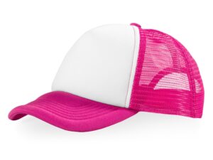 Бейсболка «Trucker» - розовый/белый