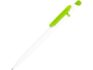 Ручка пластиковая шариковая «Этюд» - белый/зеленое яблоко