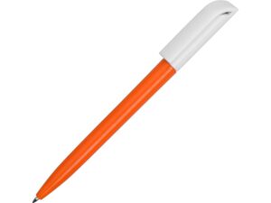 Ручка пластиковая шариковая «Миллениум Color BRL» - оранжевый/белый