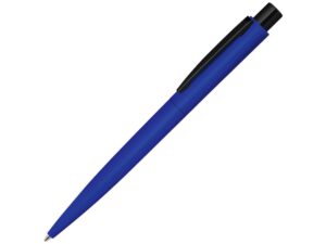 Ручка шариковая металлическая «Lumos M» soft-touch - синий/черный