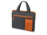 Конференц сумка для документов «Session» - серый/оранжевый