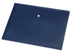 Папка-конверт А4 - синий матовый