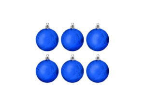 Набор ёлочных шаров «Ассорти» - синий