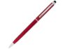 Ручка пластиковая шариковая «Valeria» - красный/серебристый