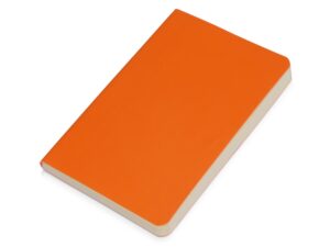 Блокнот А5 «Softy» soft-touch - A6, оранжевый