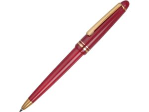 Ручка пластиковая шариковая «Анкона» - бордовый/золотистый