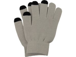 Перчатки для сенсорного экрана «Сет» - S/M, серый/черный