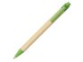 Ручка шариковая «Berk» - натуральный/зеленый