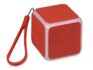 Портативная колонка «Cube» с подсветкой - красный