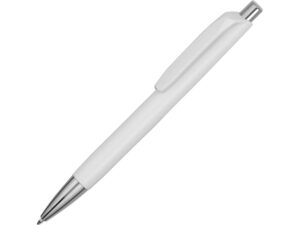 Ручка пластиковая шариковая «Gage» - белый матовый/серебристый