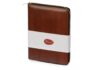 Бизнес-блокнот на молнии А5 «Fabrizio» с RFID защитой - коричневый