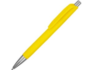 Ручка пластиковая шариковая «Gage» - желтый матовый/серебристый
