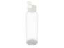 Бутылка для воды «Plain» - прозрачный/белый