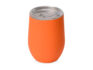 Вакуумная термокружка «Sense Gum», soft-touch - оранжевый