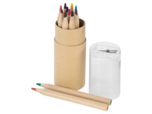 Набор из 12 цветных карандашей «Cartoon» - натуральный/прозрачный