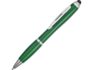 Ручка-стилус шариковая «Nash» - зеленый/серебристый/черный