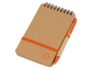 Блокнот «Masai» с шариковой ручкой - бежевый/оранжевый