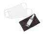 Набор средств индивидуальной защиты в сатиновом мешочке «Protect Plus» - 100 мл, черный/белый