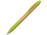 Ручка из бамбука и переработанной пшеницы шариковая «Nara» - бамбук/зеленый