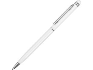 Ручка-стилус металлическая шариковая «Jucy» - белый