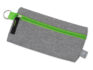Пенал «Holder» из переработанного полиэстера RPET - серый/зеленый