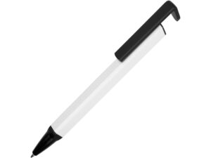 Ручка-подставка металлическая «Кипер Q» - белый/черный