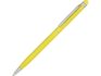 Ручка-стилус металлическая шариковая «Jucy Soft» soft-touch - желтый