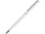 Ручка пластиковая шариковая «Наварра» - белый матовый/серебристый