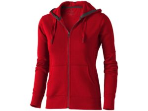 Толстовка «Arora» женская с капюшоном - XS, красный