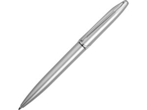 Ручка пластиковая шариковая «Империал» - серебристый металлик