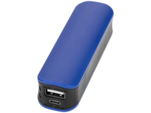 Внешний аккумулятор «Edge», 2000 mAh - ярко-синий/черный