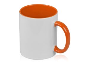 Кружка «Sublime Color» для сублимации - белый/оранжевый