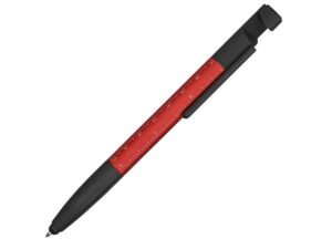 Ручка-стилус металлическая шариковая «Multy» - красный