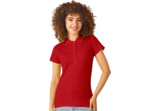 Рубашка поло «First 2.0» женская - L, красный