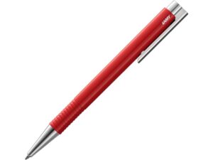 Ручка пластиковая шариковая «logo M+» - красный