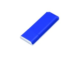 USB 2.0- флешка на 16 Гб с оригинальным двухцветным корпусом - 32Gb, синий/белый