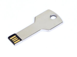 USB 2.0- флешка на 16 Гб в виде ключа - 8Gb, серебристый