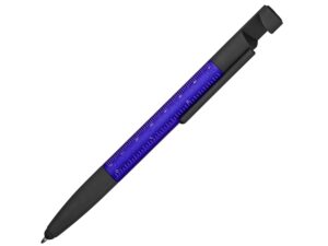 Ручка-стилус металлическая шариковая «Multy» - темно-синий/черный
