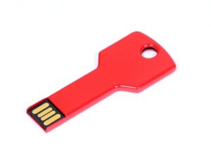 USB 2.0- флешка на 16 Гб в виде ключа - 16Gb, красный