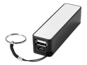 Внешний аккумулятор «Jive», 2000 mAh - черный/белый