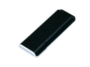 USB 2.0- флешка на 16 Гб с оригинальным двухцветным корпусом - 4Gb, черный/белый