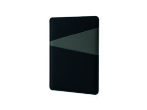 Картхолдер на 3 карты вертикальный «Favor» - черный/серый